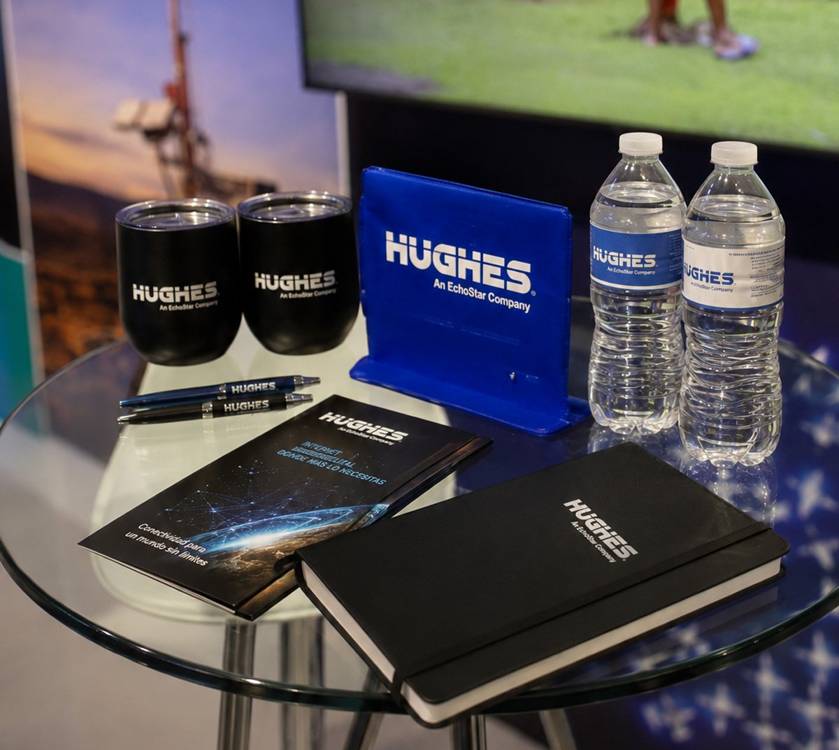 Kit corporativo con productos personalizados para marca